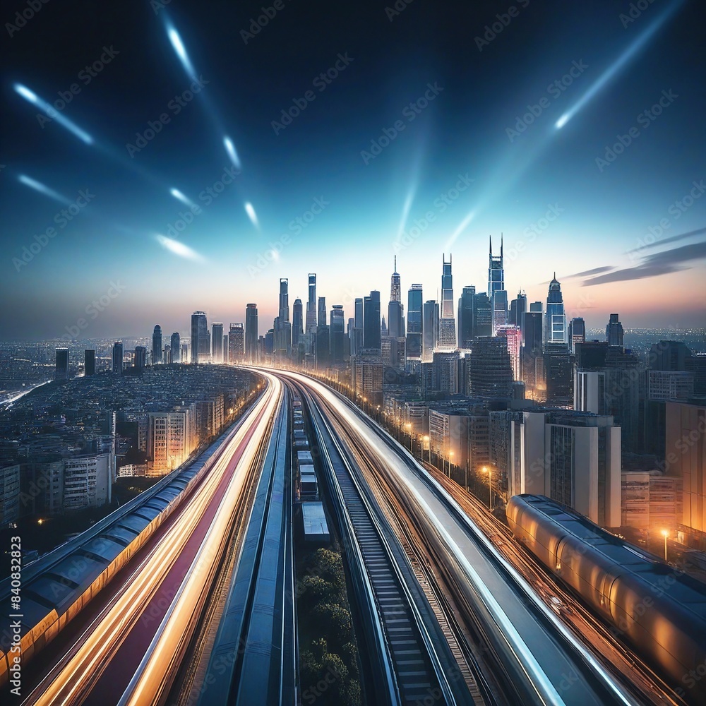 Fototapeta premium Background of technological concepts