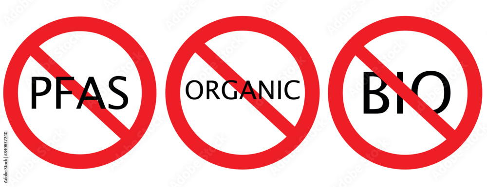 Set allergen free icons. Allergen free products. Products warning symbols. Lactose, gluten, sugar, corn, egg, trans fat, soy, nuts free, coffeine , bio ,gluten,msg, pfas sign. Set allergen free icons. Allergen free products. Products warning symbols. Lactose, gluten, sugar, corn, egg, trans fat, soy, nuts free, coffeine , bio ,gluten,msg, pfas sign.