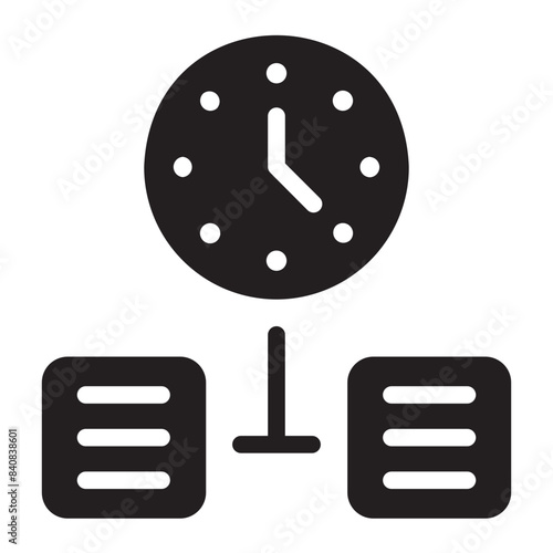 timing glyph icon