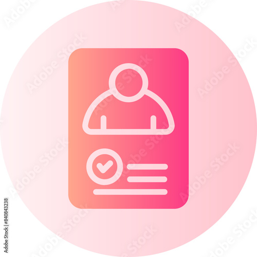 assignment gradient icon