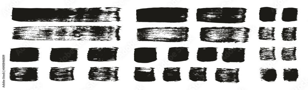 Hand Drawn Flat Paint Brush Thick Straight Lines High Detail Abstract Vector Background MEGA Set Hand Drawn Flat Paint Brush Thick Straight Lines High Detail Abstract Vector Background MEGA Set