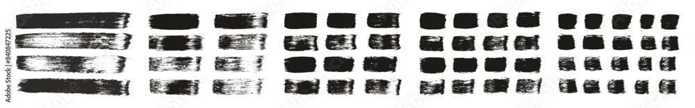 Hand Drawn Flat Paint Brush Thick Straight Lines High Detail Abstract Vector Background MEGA Set Hand Drawn Flat Paint Brush Thick Straight Lines High Detail Abstract Vector Background MEGA Set