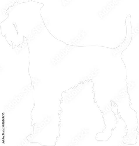 Airedale Terrier outline