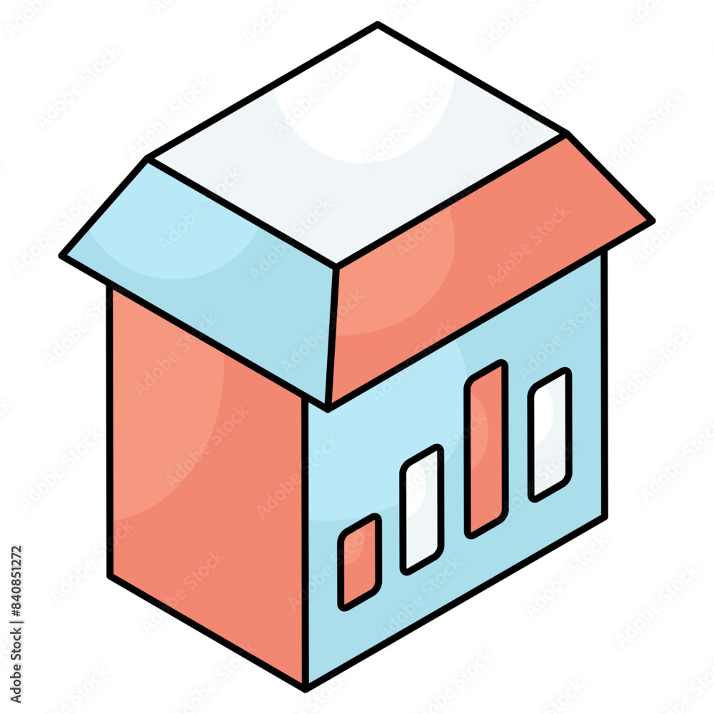 An icon design of property analytics An icon design of property analytics