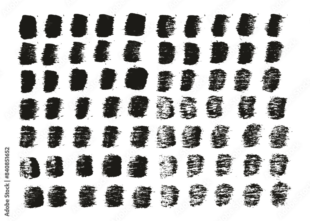Hand Drawn Flat Paint Brush Thick Straight Lines High Detail Abstract Vector Background Set Hand Drawn Flat Paint Brush Thick Straight Lines High Detail Abstract Vector Background Set