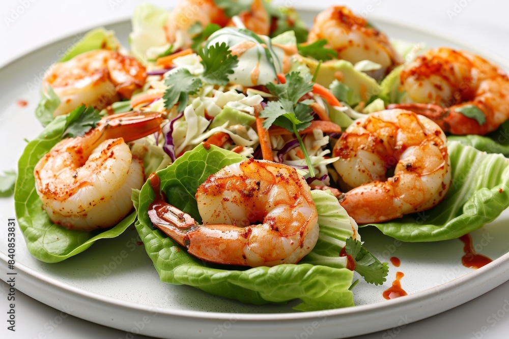 Flavorful Tequila Shrimp Lettuce Wraps: A Culinary Masterpiece Flavorful Tequila Shrimp Lettuce Wraps: A Culinary Masterpiece