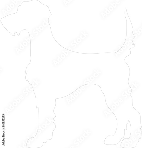 Bedlington Terrier outline