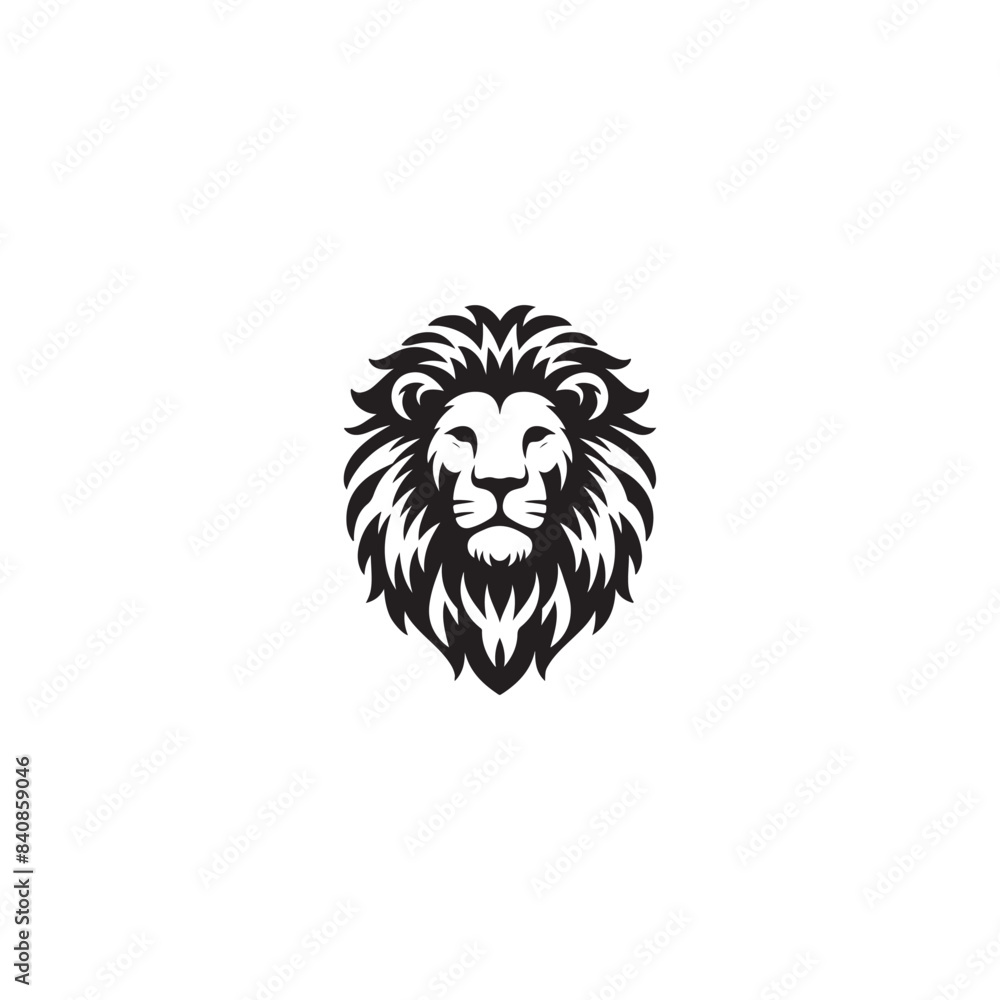 Lion head vector design Lion head vector design