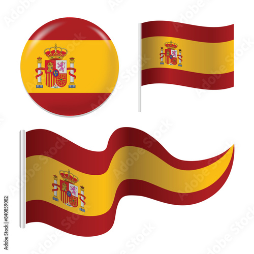 SPAIN FLAG SET