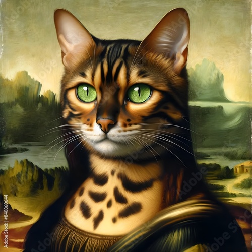Mona Lisa Cat