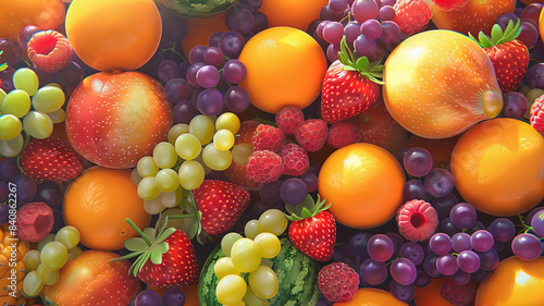 summer fruits on background  delicious fruits on colored background  background of summer fruits  fruits banner