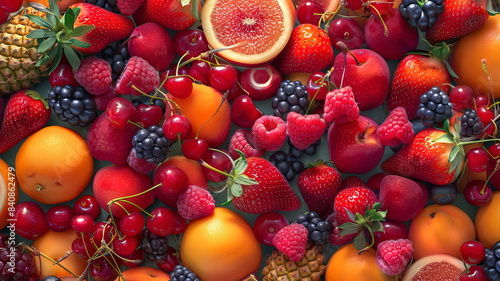 summer fruits on background  delicious fruits on colored background  background of summer fruits  fruits banner