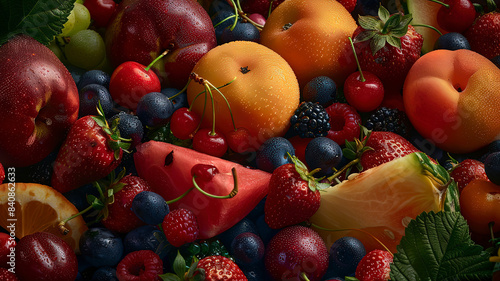 summer fruits on background  delicious fruits on colored background  background of summer fruits  fruits banner