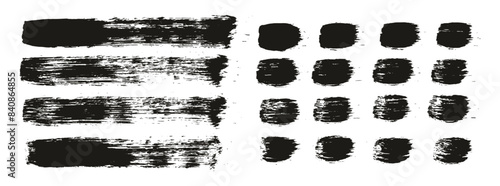 Hand Drawn Round Brush Regular Straight Lines Mix Artist Brush High Detail Abstract Vector Background Mix Set 