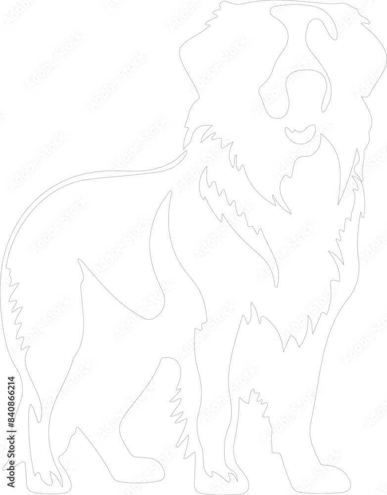 Great Pyrenees outline Great Pyrenees outline