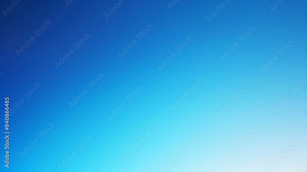 Obraz premium a bright blue color gradient that fades to 0 alpha with copy space.