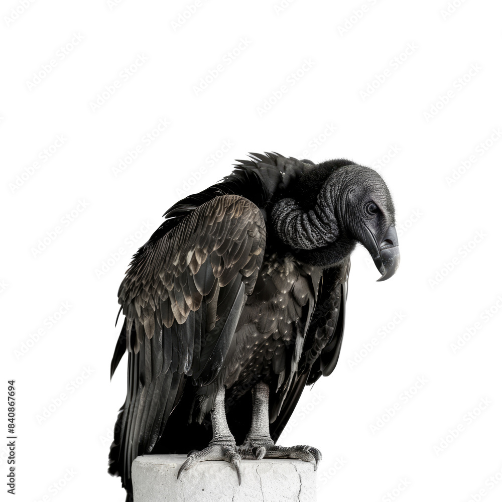 Obraz premium An American Bald Eagle on transparent