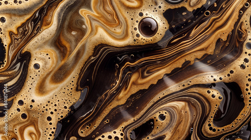 coffee liquid texture close up	