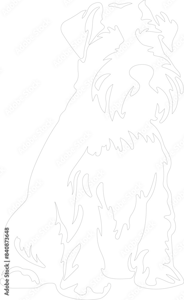 Sealyham Terrier outline Sealyham Terrier outline
