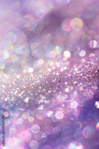 Blurred pink and purple background with bokeh effect is ideal for all festive events
