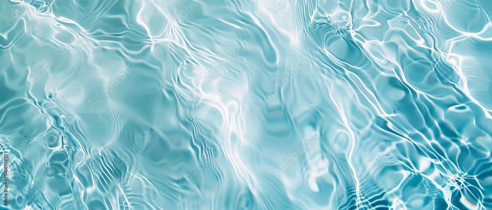 A close-up view of clear blue pool water with shimmering light reflections. The rippling surface captures the refreshing essence of summertime. A close-up view of clear blue pool water with shimmering light reflections. The rippling surface captures the refreshing essence of summertime.