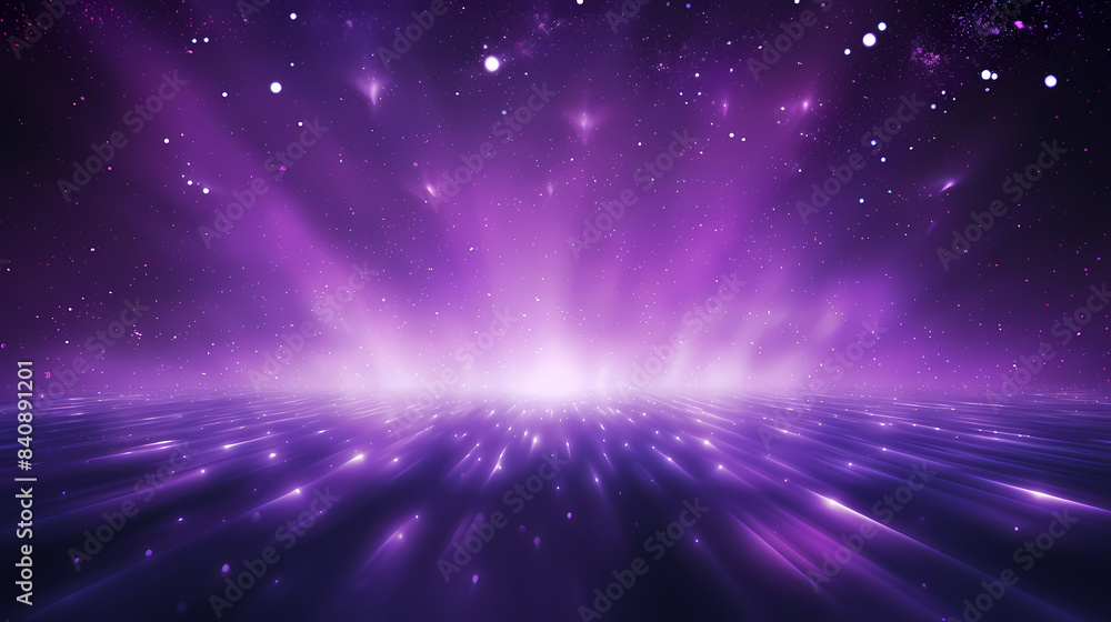 Fototapeta premium Abstract purple glowing background