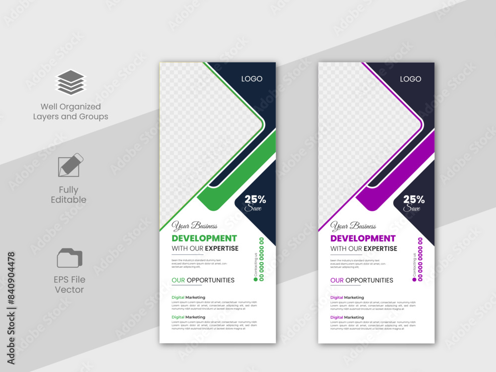 Business Retractable Banner Layout Roll up Banner Business Retractable Banner Layout Roll up Banner