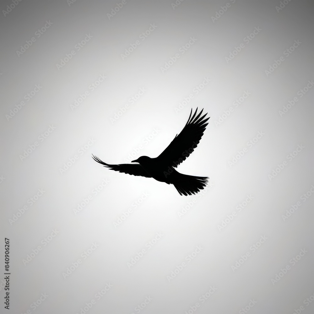 Obraz premium stork with wings