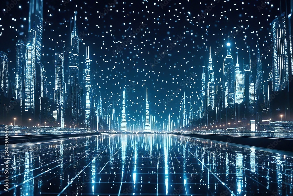 Fototapeta premium Background of technological concepts