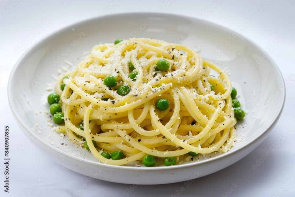 Cacio e Pepe with Peas - Classic Italian Pasta with a Twist Cacio e Pepe with Peas - Classic Italian Pasta with a Twist
