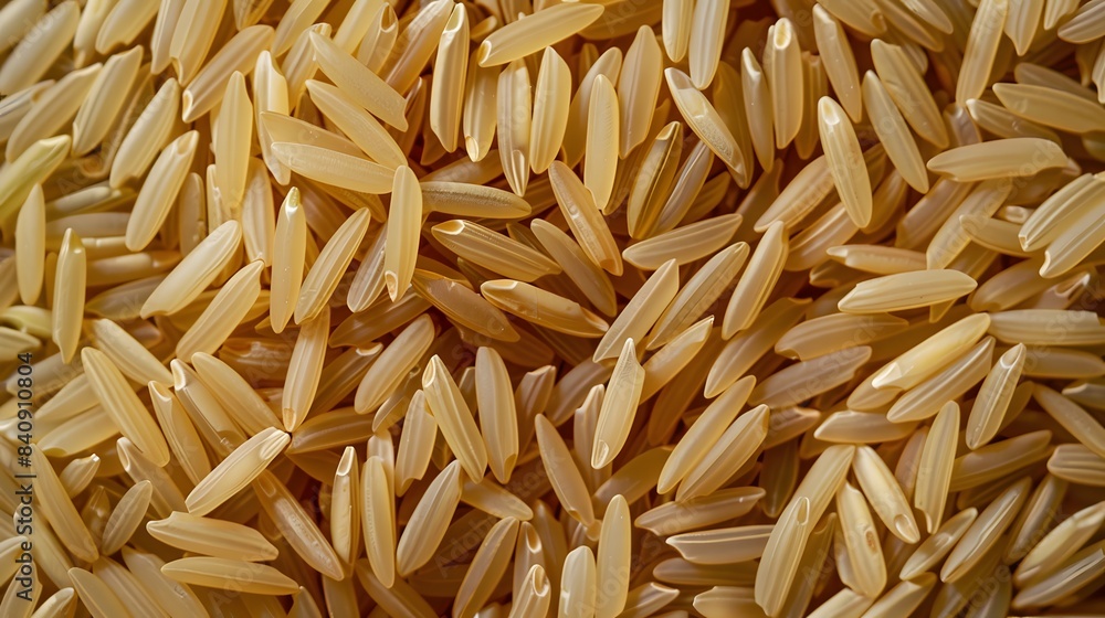 A scattering of raw, uncooked brown rice grains, showcasing their natural texture and earthy tones, isolated on transparent background. A scattering of raw, uncooked brown rice grains, showcasing their natural texture and earthy tones, isolated on transparent background.