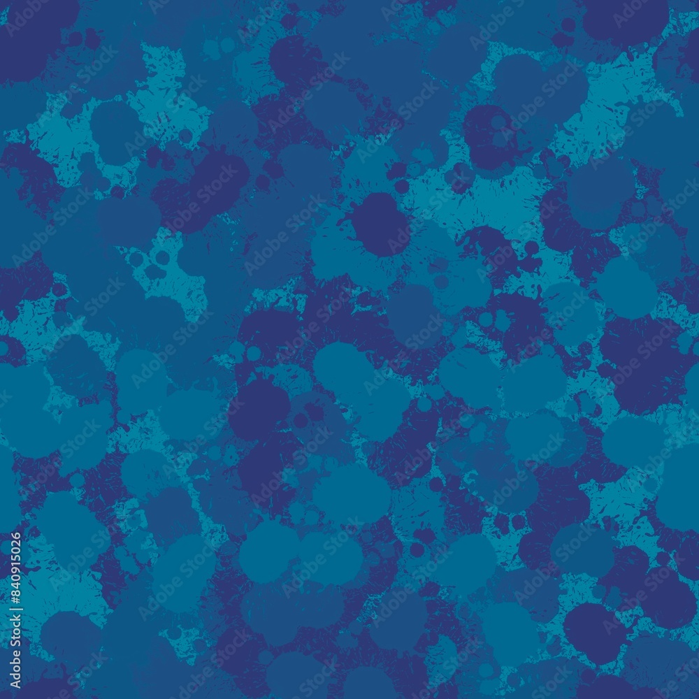 Abstract seamless paint spots markers pattern for wrapping paper and fabrics