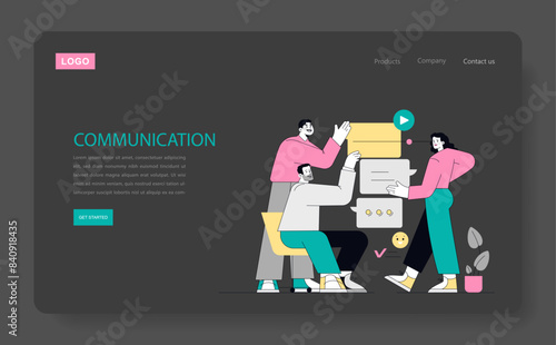 Soft Skills Flat Vector illustration.