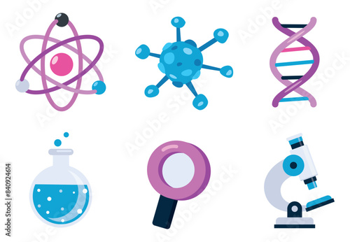 Set Of various Science Icons