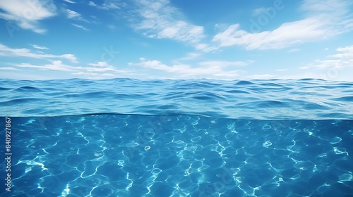 Beautiful and simple background of water