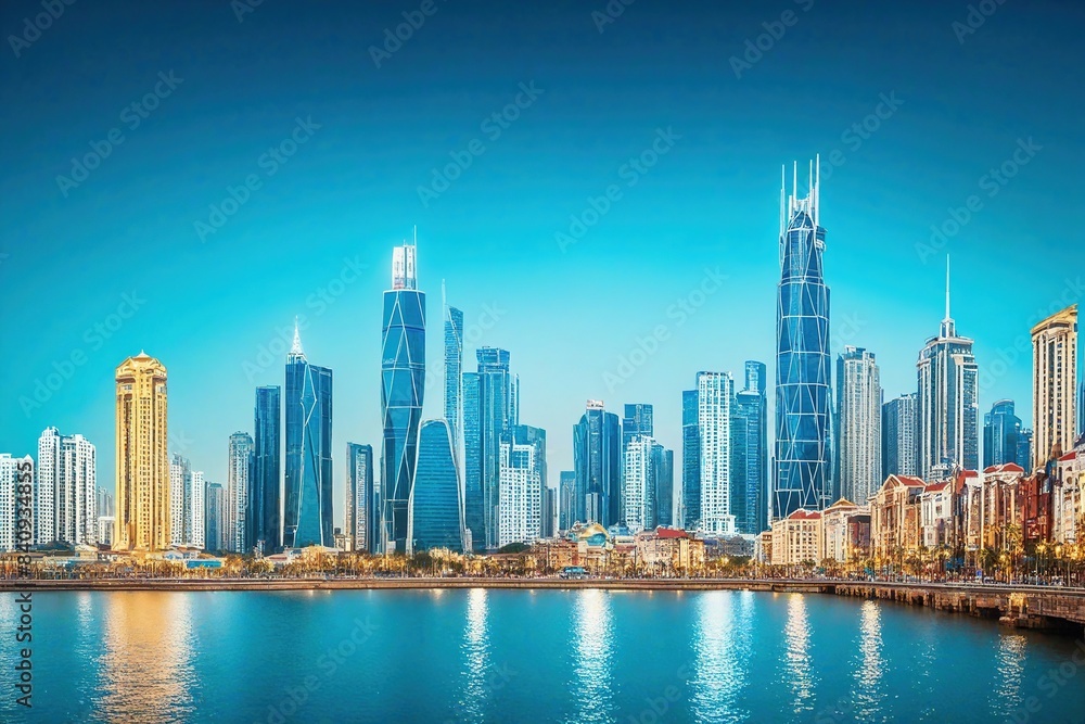 Fototapeta premium Background of technological concepts