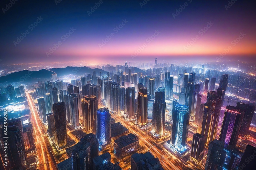 Fototapeta premium Background of technological concepts