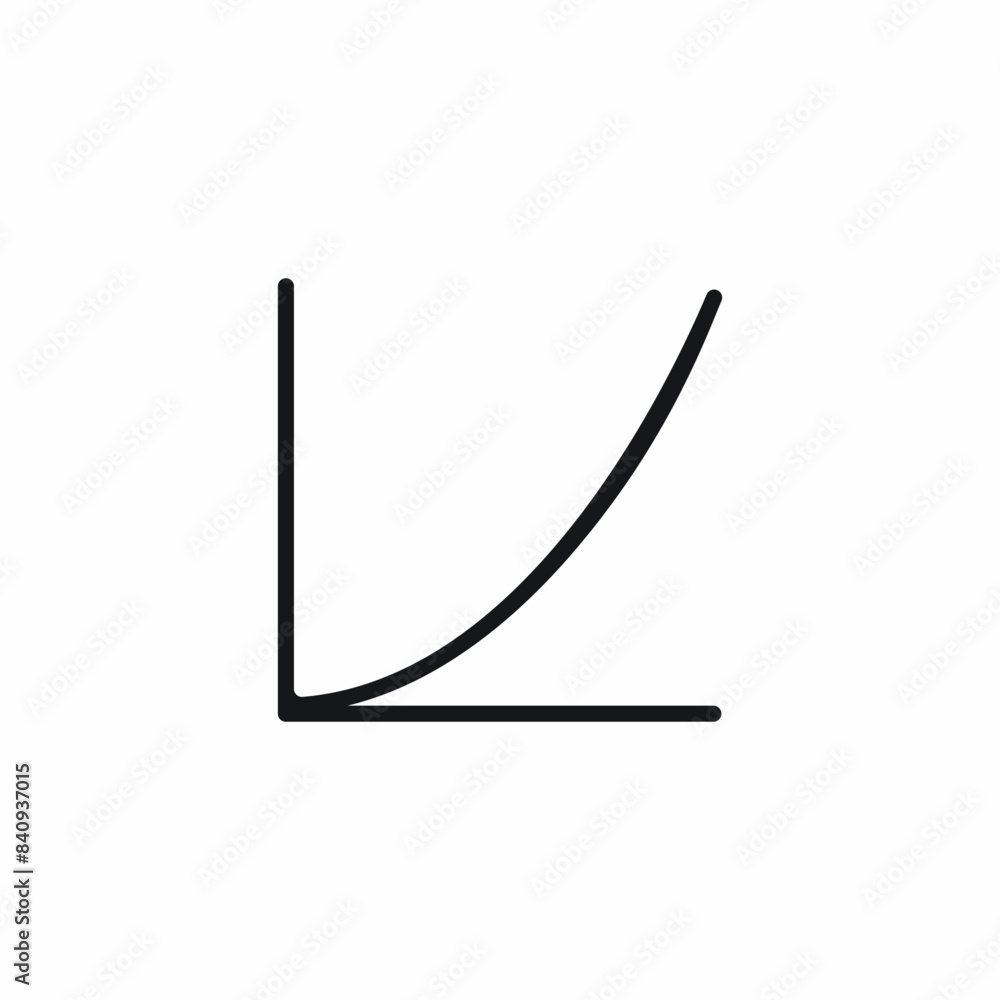 growth chart analytics finance icon growth chart analytics finance icon