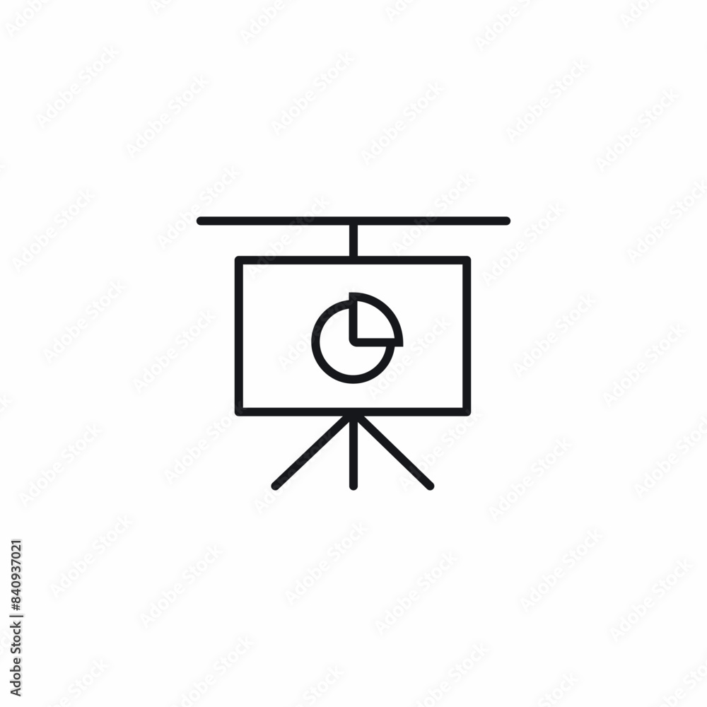 presentation statistics analytics pie icon presentation statistics analytics pie icon