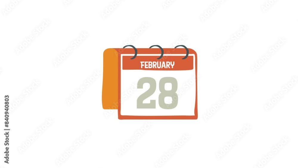 February | Calendar Counts Days February | Calendar Counts Days