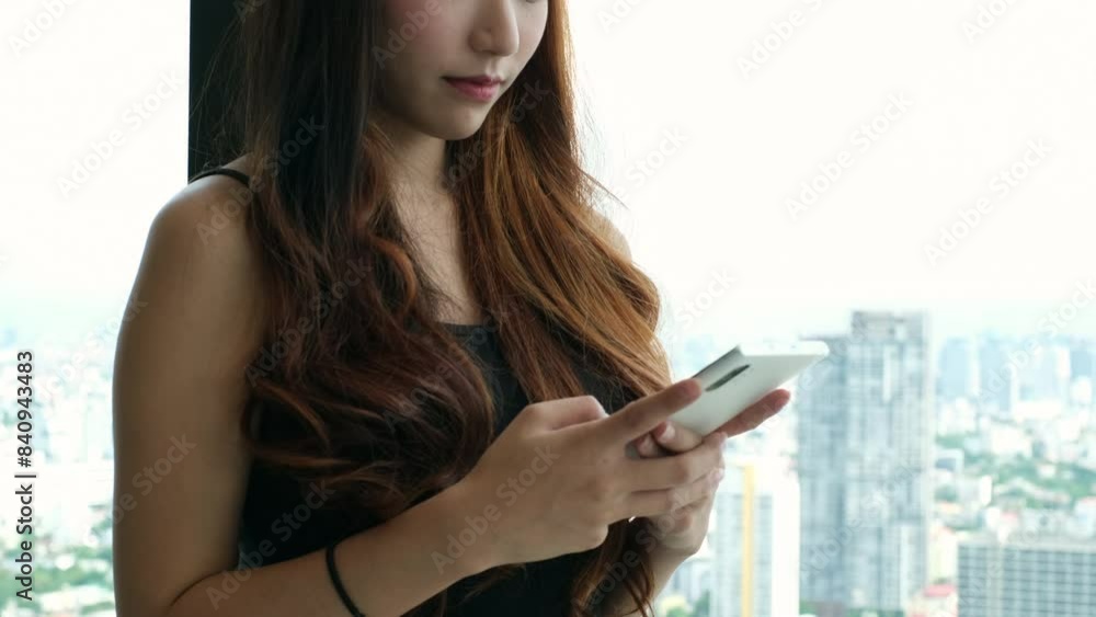Women go about their daily lives and work from home. Women go about their daily lives and work from home.