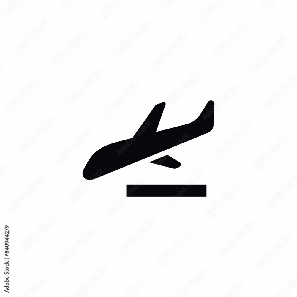 arrival plane flight sign icon arrival plane flight sign icon