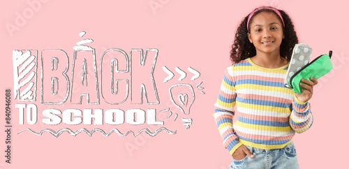 Cute African-American stude...