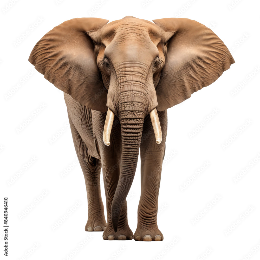 Obraz premium elephant isolated on white