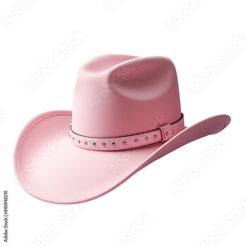 pink hat isolated on white background