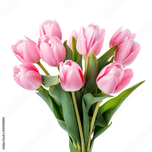 pink tulips