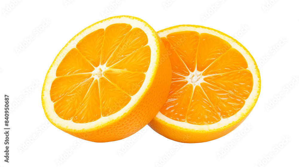 Fototapeta premium orange fruit isolated on white