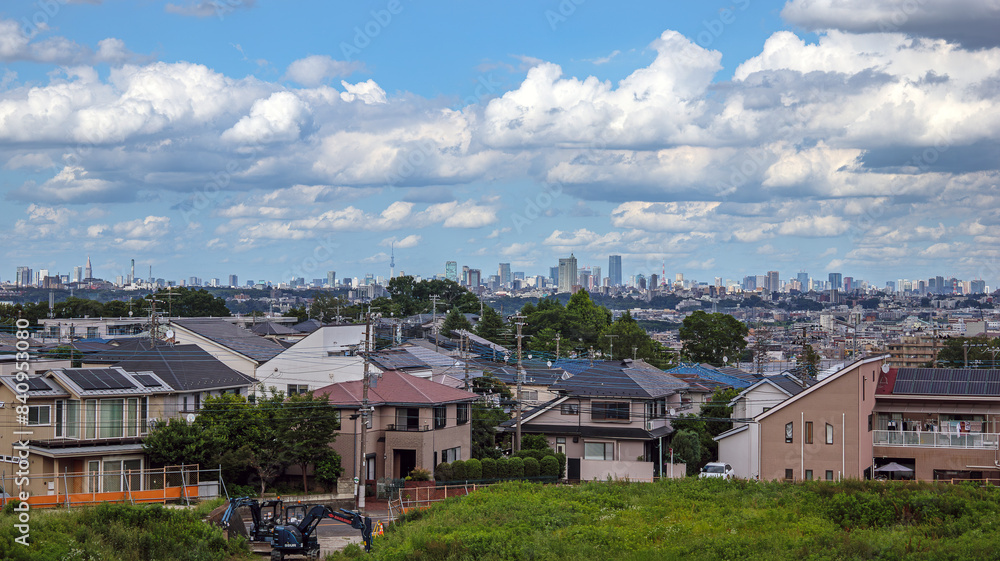 丘の上から見える都心の風景 丘の上から見える都心の風景