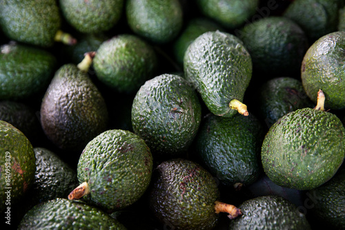 A bunch of avocados photo