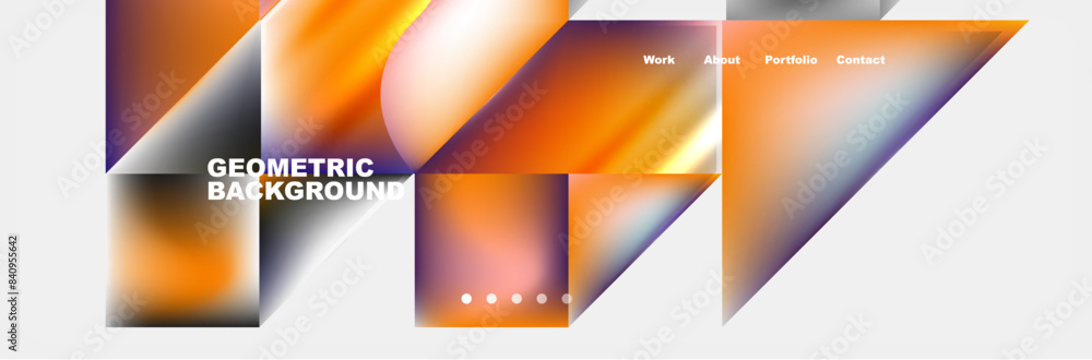 Abstract geometric shapes web design page. Vector Illustration For Wallpaper, Banner, Background, Card, Book Illustration, landing page Abstract geometric shapes web design page. Vector Illustration For Wallpaper, Banner, Background, Card, Book Illustration, landing page
